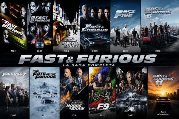 Fast & Furious (Rapido y furioso) Saga completa's foto | Audiovisuales Cruz de Piedra |  BizneCubano